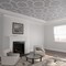 Ekena Millwork 66 56W x 66 56H x 38T Large Bradley Decorative Fretwork Ceiling Panels, PVC CELP67X6701BRD - alternate 1